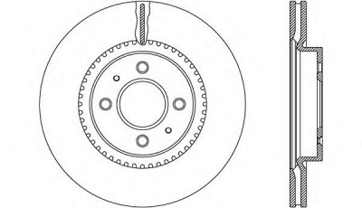OPEN PARTS bda263920 -  Тормозной диск